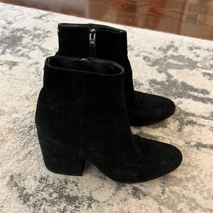 Sam Edelman black suede booties